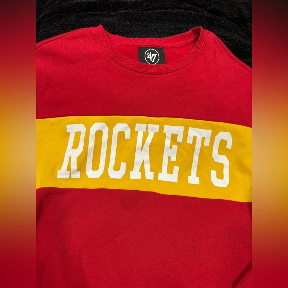 Vintage 90’s HOUSTON ROCKETS 47 Fleece Men’s Large Sweatshirt